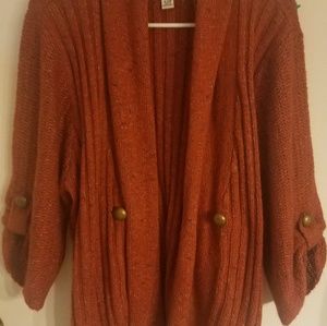 Rust color cozy sweater 22/24